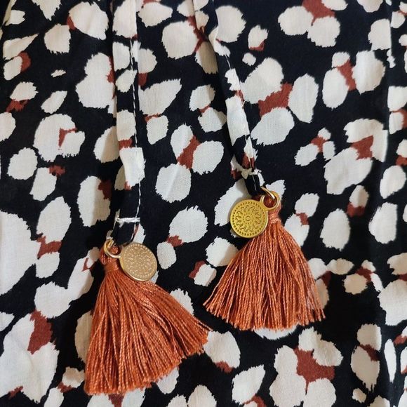 Jessica Simpson Coverup Caftan Tunic Dress Leopard Cool Cat Print - Picture 2 of 10